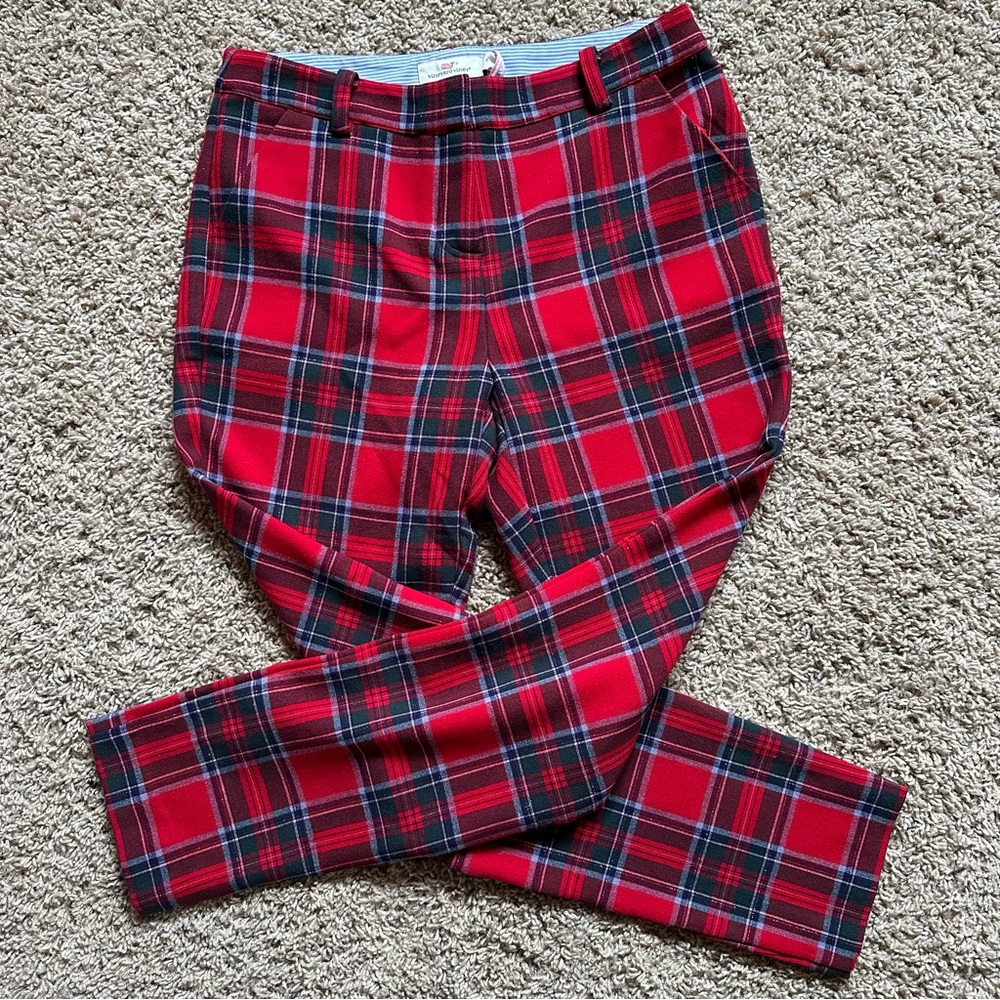 Vineyard Vines Nantucket tartan cocktail pants - Picture 2 of 6